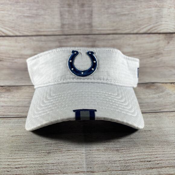 New Era Indianapolis Colts 100 Years Adjustable Strap back Visor - Picture 1 of 12
